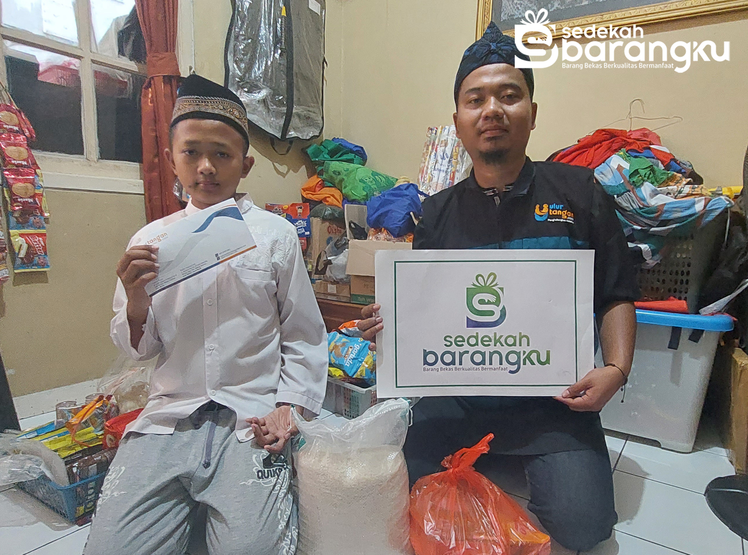 Penyaluran ke-5: Bantuan Sembako dan Santunan Uang tunai untuk Yatim Abdul Hafidz di Margajaya Kota Bekasi