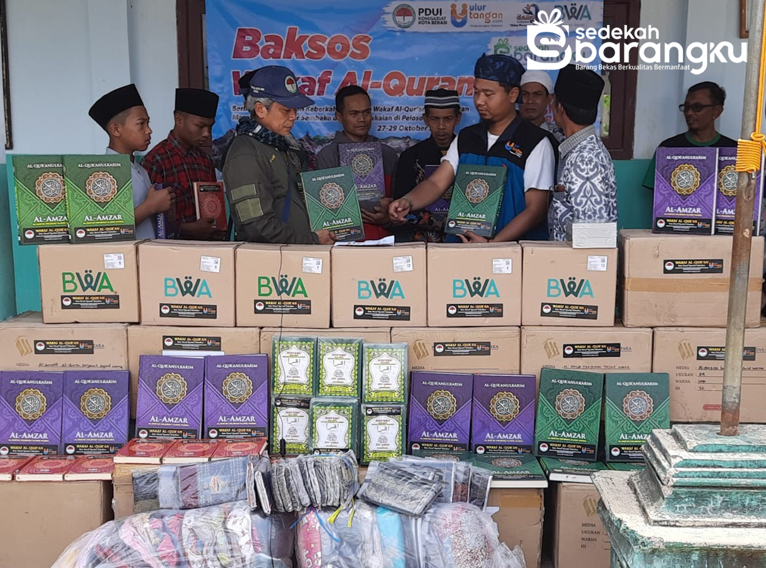 PENYALURAN KE-10: Safari Sumpah Pemuda Hari Ke-1 Bakti Sosial dan Wakaf Quran di Talegong, Garut