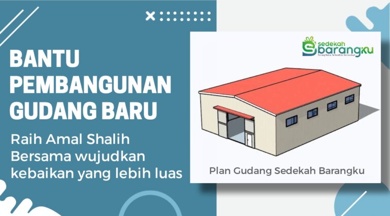 Sewa Tempat Tak Dapat Diperpanjang, Sedekah Barangku Butuh Lahan & Gudang Baru! Mari Bantu Wujudkan Kebaikan yang Lebih Luas