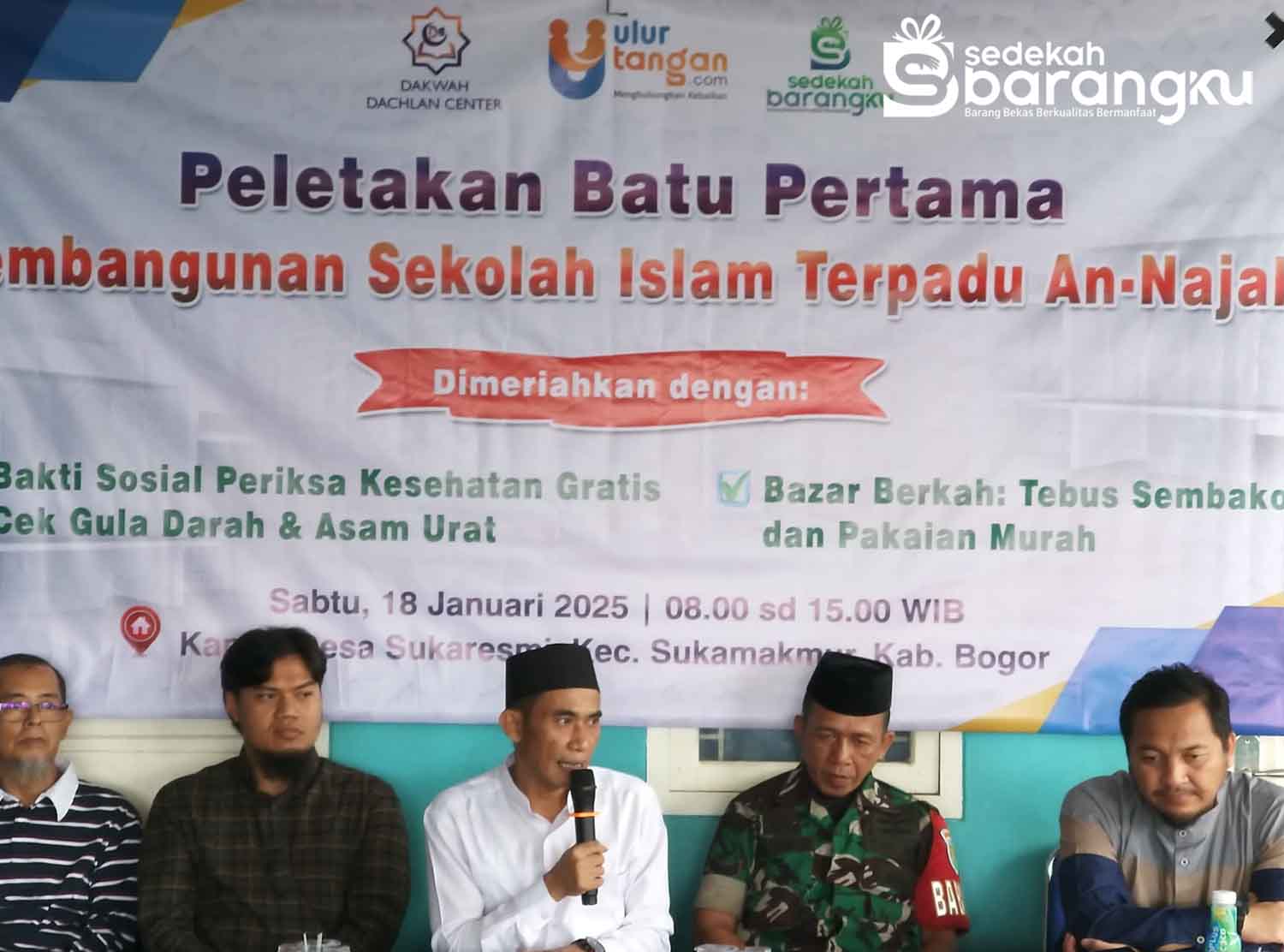 Bakti Sosial Pengobatan Gratis dan Bazar Berkah Di Desa Sukaresmi Bogor 1