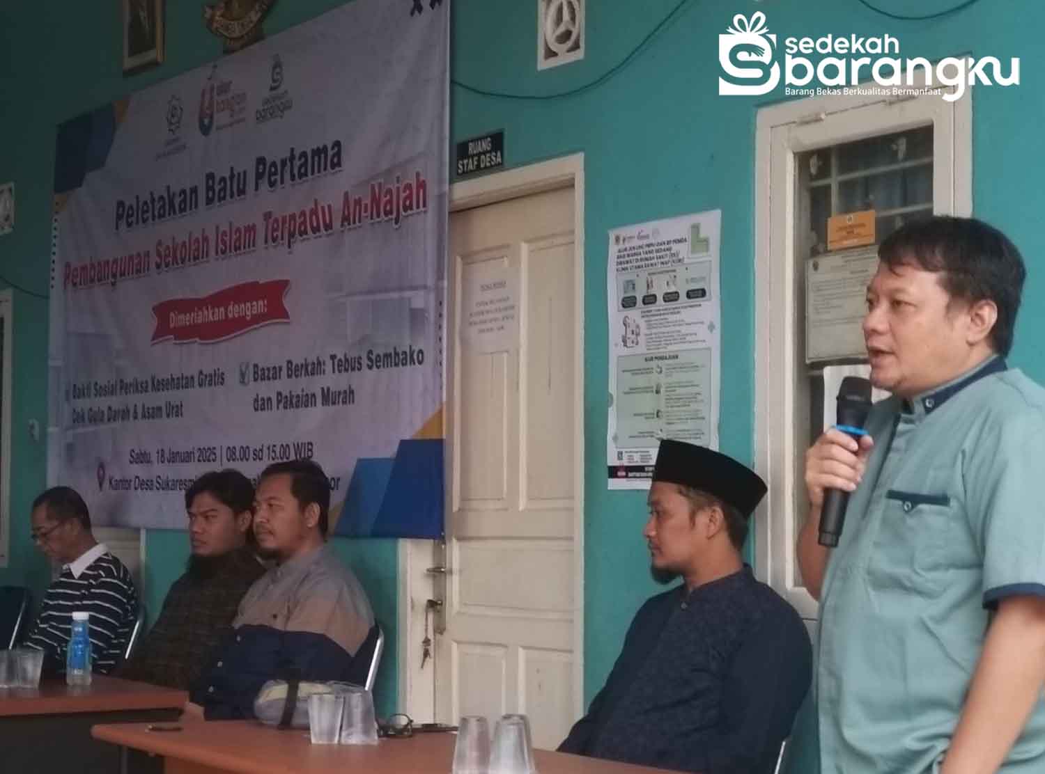 Bakti Sosial Pengobatan Gratis dan Bazar Berkah Di Desa Sukaresmi Bogor 3