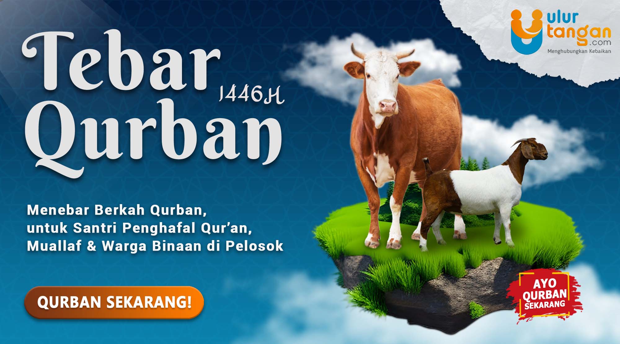 TEBAR QURBAN 1446 H: Menebar Berkah Qurban untuk Santri, Muallaf dan Warga Binaan di Pelosok Daerah