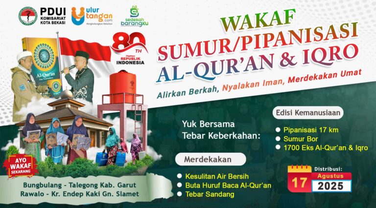 Aksi Wakaf Merdeka: Sinergi Kemanusiaan untuk Kemerdekaan Sejati