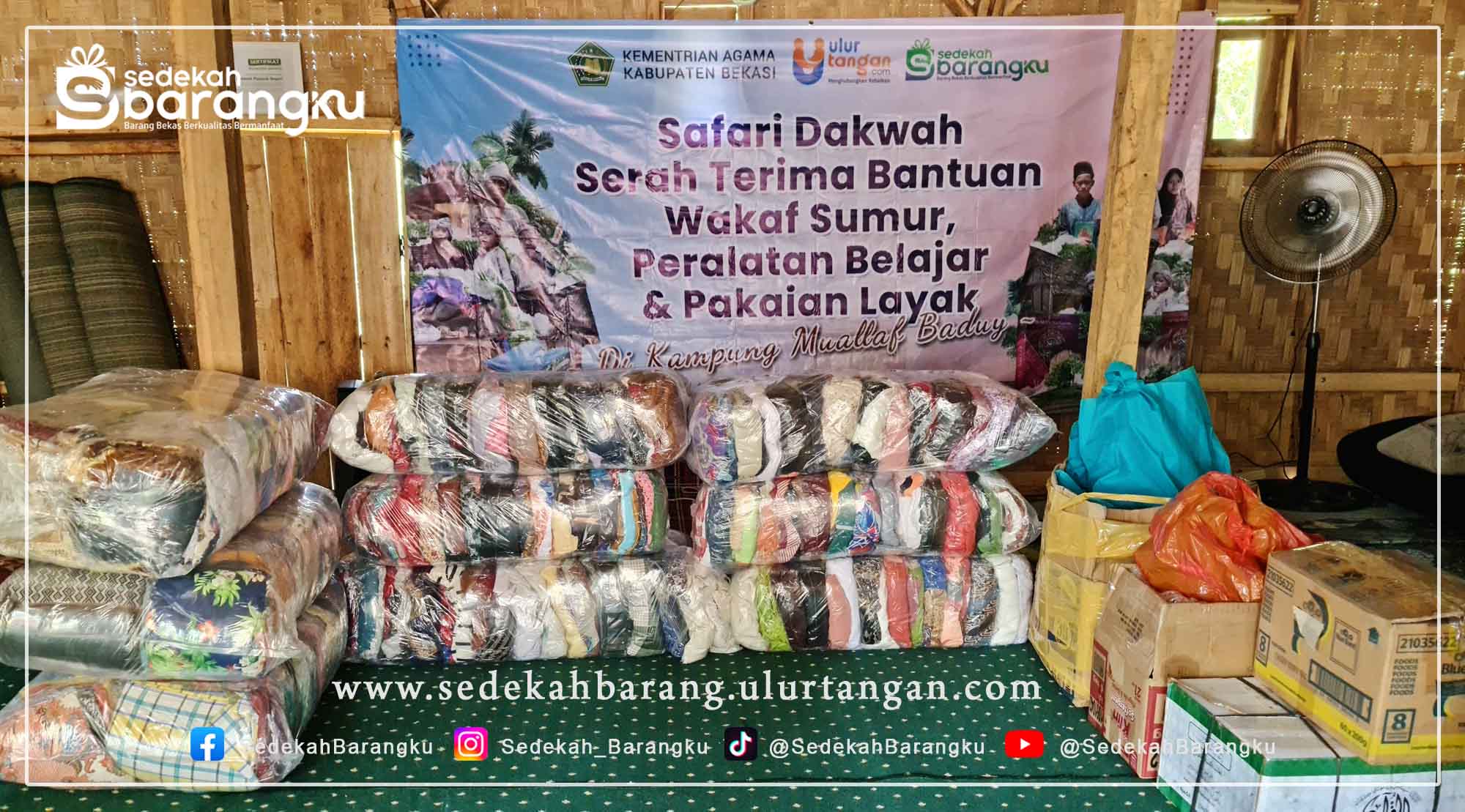 Wakaf Sumur dan Bantuan Sandang untuk Kampung Tauhid: Air Berkah Mengalir untuk Saudara Muallaf Baduy
