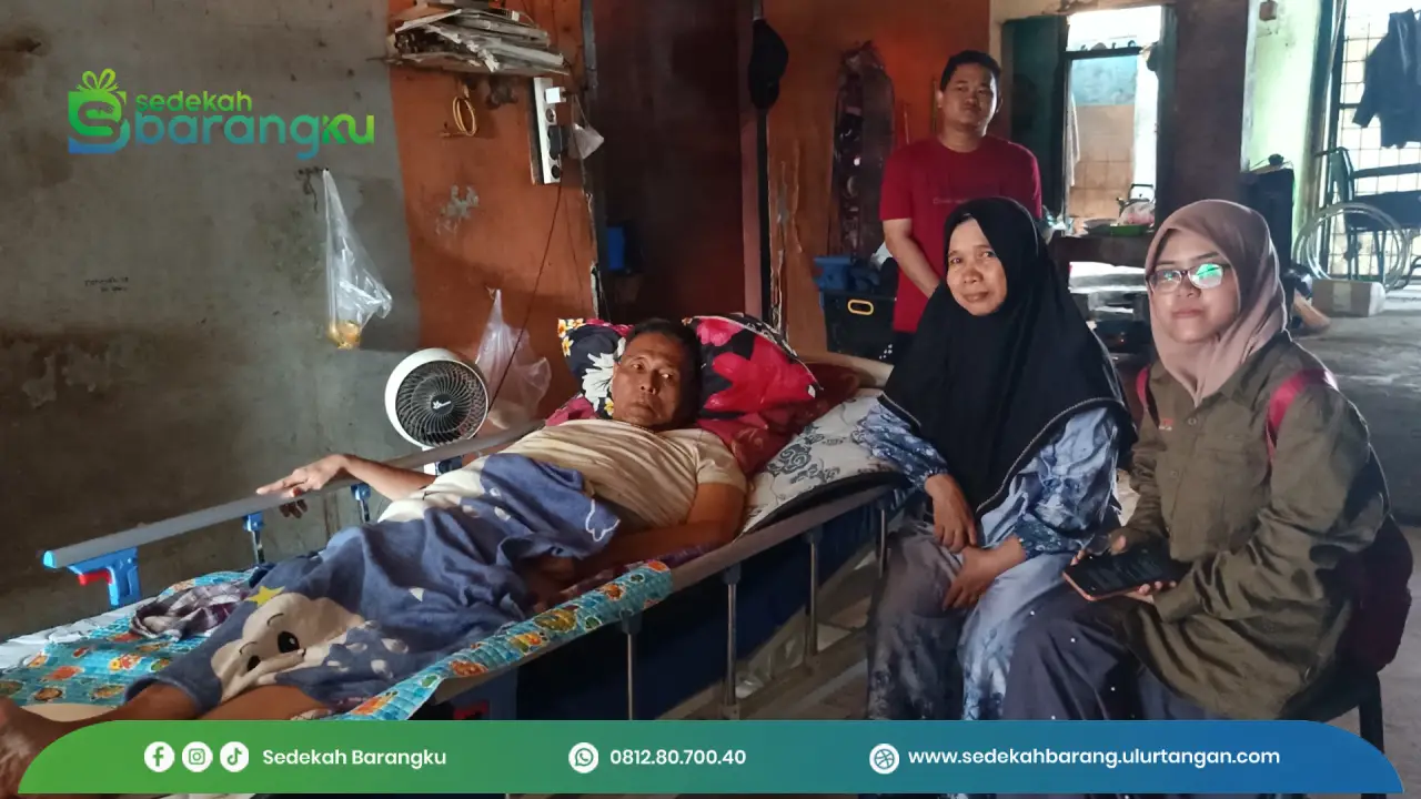 Penyaluran Kasur Bangsal untuk Pak Sudrajat, Menghadirkan Harapan Baru di Tengah Ujian Sakit