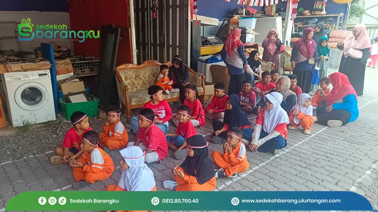 Semarak Kemerdekaan Indonesia dan Maulid Nabi: 23 Anak Yatim dan Dhuafa Rayakan Kebersamaan Penuh Makna