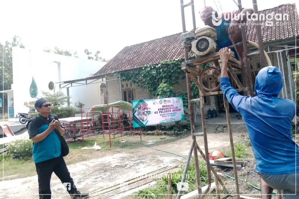 Wakaf Sumur Masjid Al Bayyinah Gunung Sono Dimulai