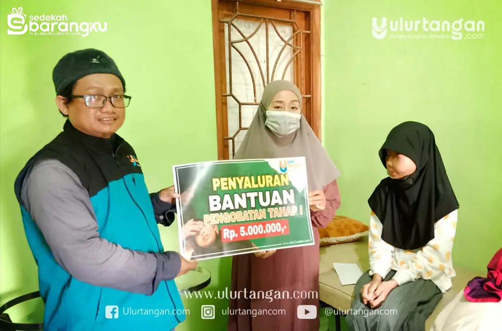 Ulurtangan Tunaikan Bantuan Pengobatan Tahap Pertama untuk Keyla, Bocah Yatim Penderita Tumor Sinus