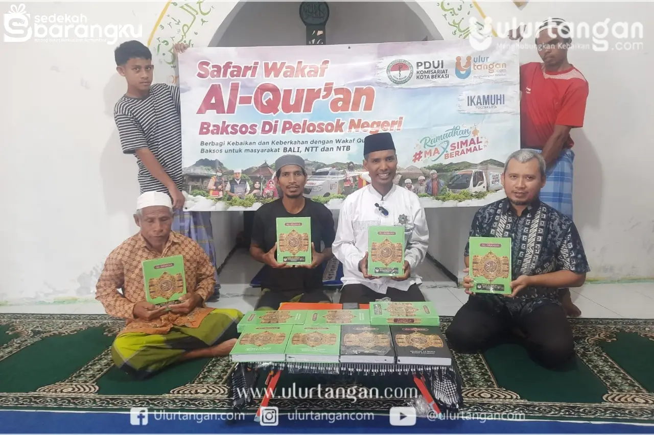 Safari Wakaf Al-Qur’an Pekan Ke-3 Ramadhan 1444 H di Desa Oebelo, Kupang Tengah, NTT