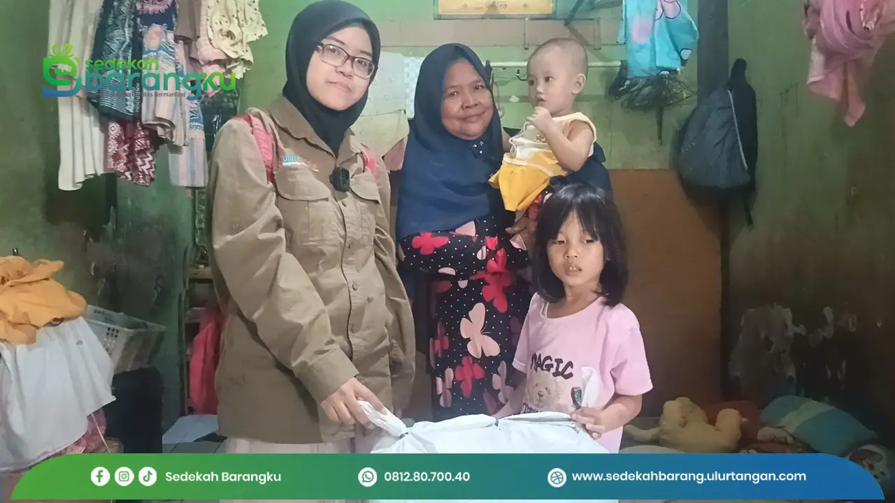 Pakaian yang Menghangatkan Hati: Sedekah Barangku Hadir Membersamai Perjuangan Keluarga Bapak Akil